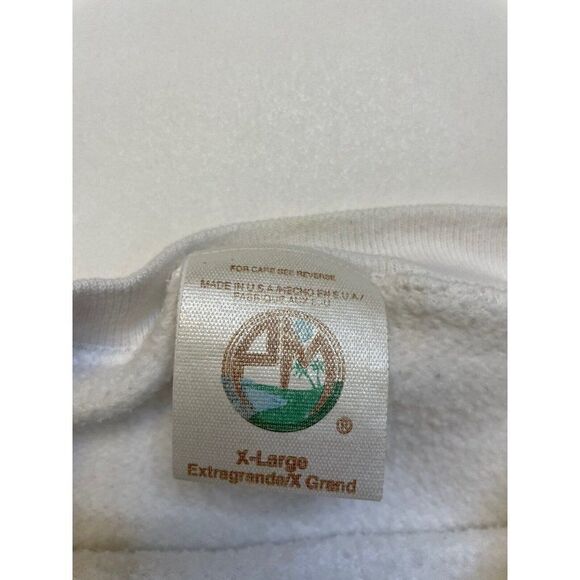 VINTAGE Bear Hug Me In Florida Holiday Crewneck Sweatshirt Men Large 90s - Picture 7 of 9